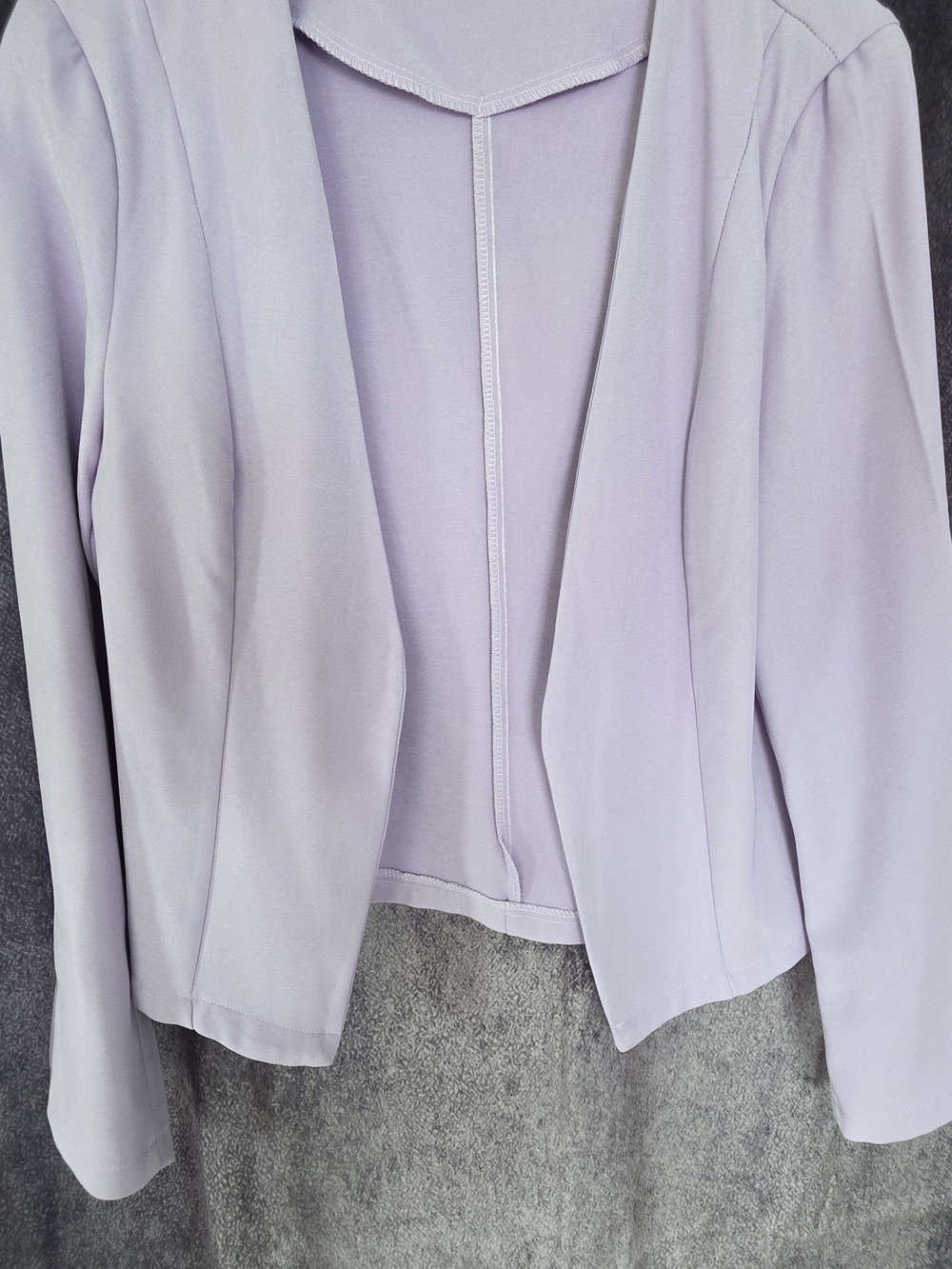 Light Lavender Open-Front Women's Blazer Jacket